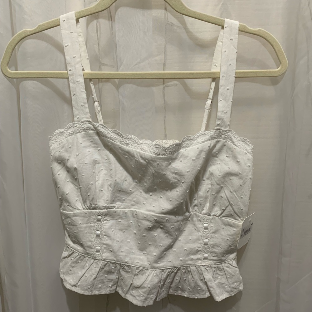 Altar’d State Swiss Dot Crop Tank